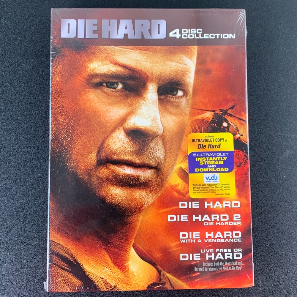 Die Hard 4-Movie, 4-Disc Collection DVD Set